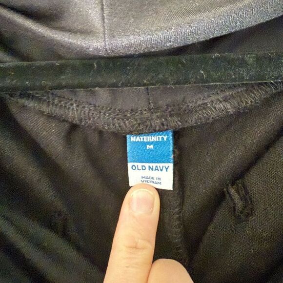 Old Navy Maternity Rollover-Waist Linen Blend Pant size Medium - Picture 4 of 8